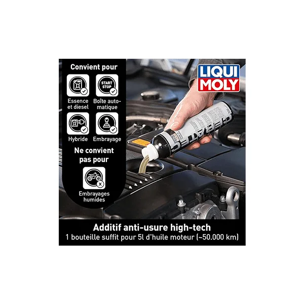 Additif Anti-Friction & Anti-Usure CERA TEC 300 ml Essence & Diesel - LIQUI MOLY