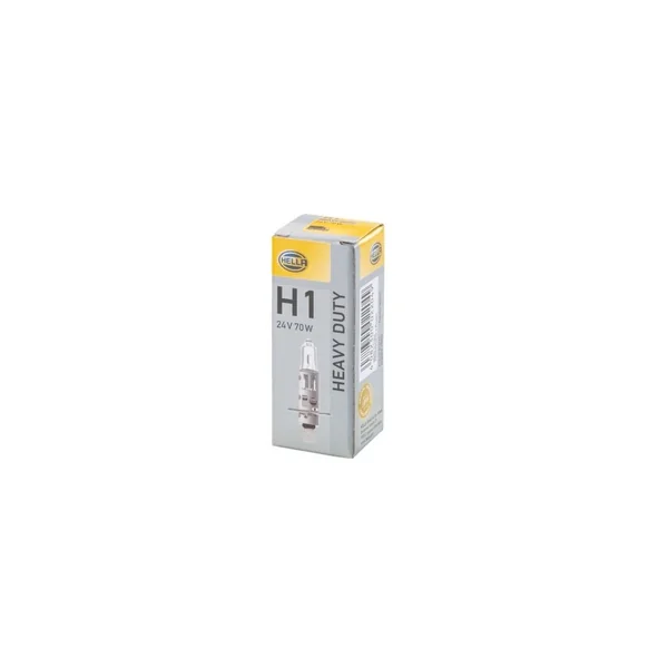 Ampoule Halogène H1 HELLA Heavy Duty 24V 70W - Culot P14.5s