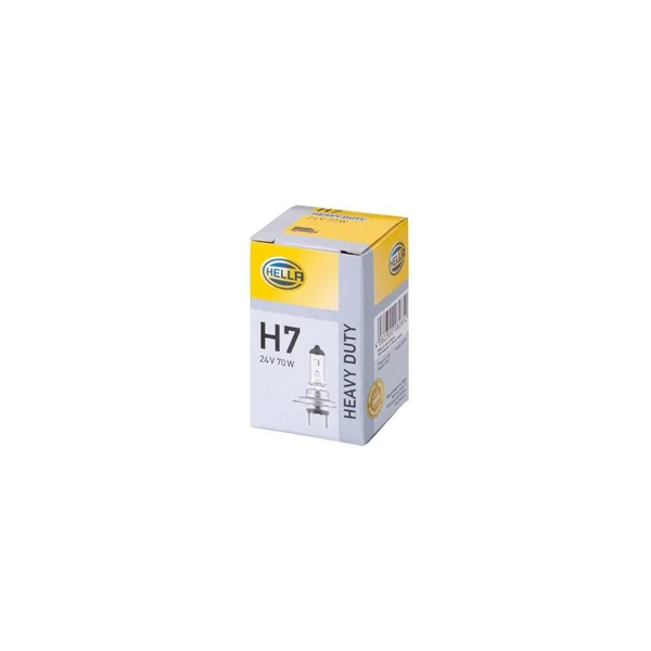 Ampoule Halogène H7 24V 70W - Culot PX26d - Heavy Duty - HELLA