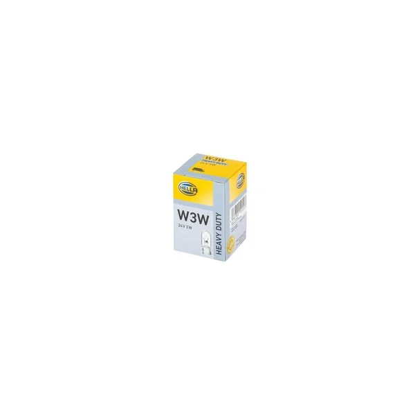 Ampoule Halogène W3W 24V - Culot W2.1x9.5d - HELLA