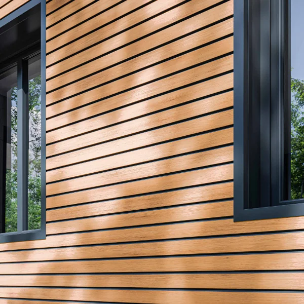 Bardage en PVC cellulaire imitation bois - Claircel Premium