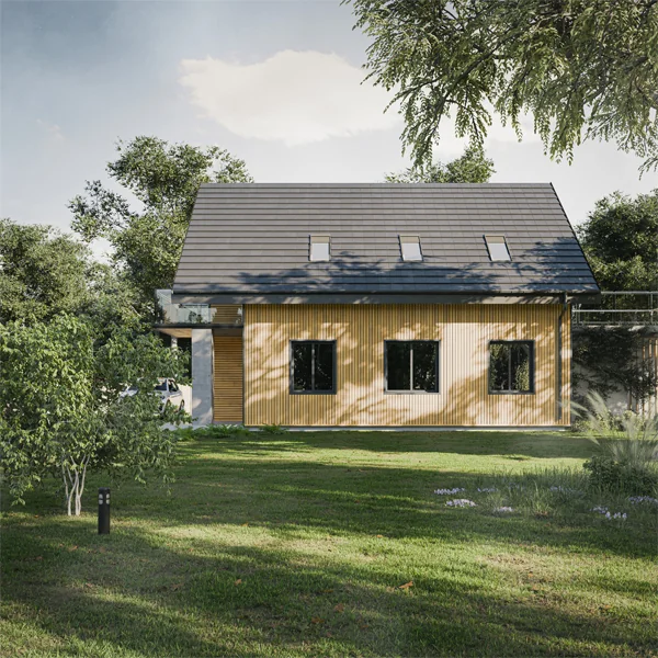 Bardage en PVC cellulaire imitation bois - Claircel Premium