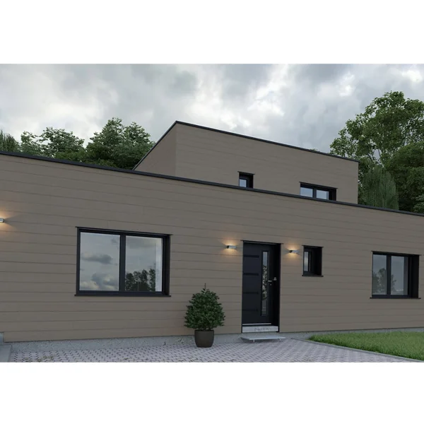 Bardage Hardie Plank Cedar en composite - Brun Khaki - 180 MM x 8,00 MM - 3,60 M