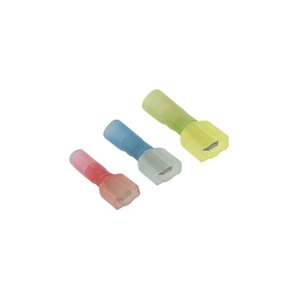 BOITE DE 50 COSSES FEMELLE 6,35MM THERMORETRACTABLE BLEU ( 100 % ISOLEE )