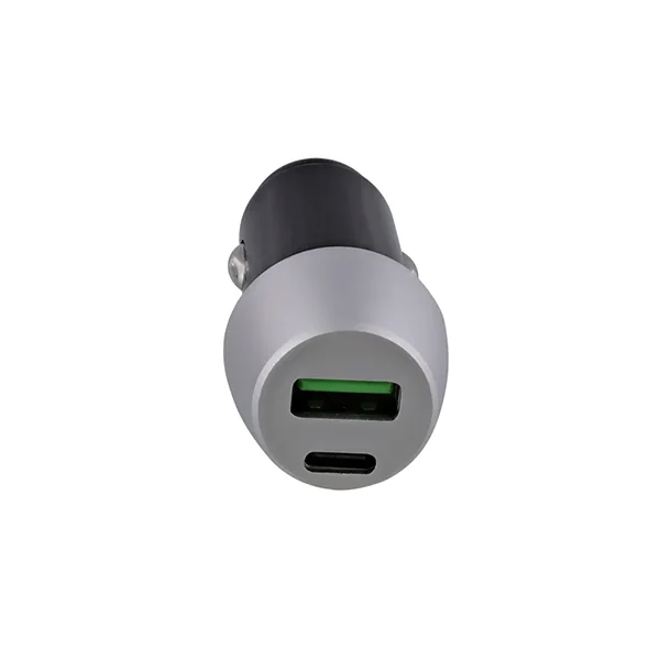Chargeur allume-cigares Quick Charge USB 18W + USB type C 20W - T'nB