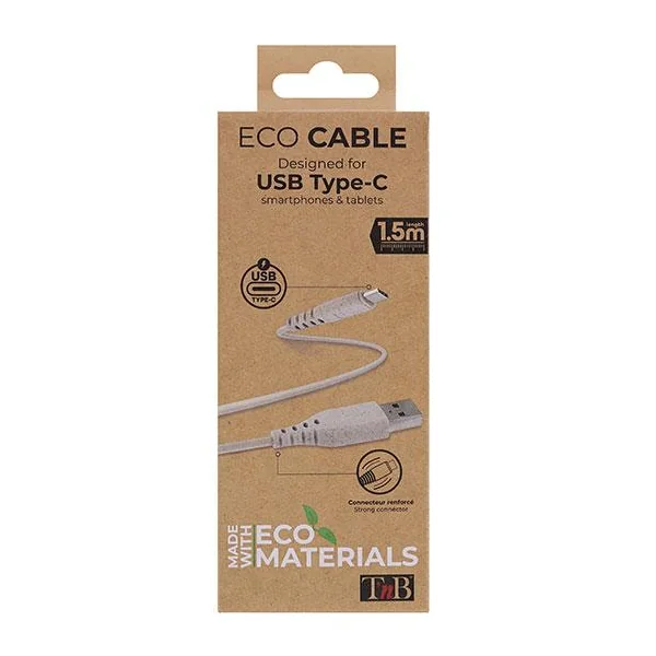 Câble éco USB/USB-C 1.5m TNB