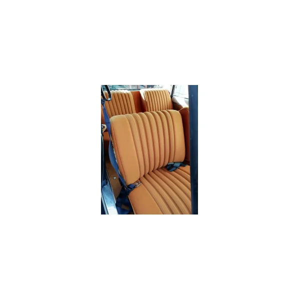 Ensemble Sièges Pallas Avant/Arrière Tissu "Vieil Or" Motif Carrés après 68