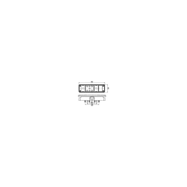 FEU ARRIERE DROIT LED HELLA AVEC LOGO KRONE
