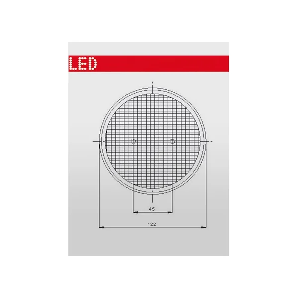 FEU ARRIERE ROND 12V JOKON SERIE 730 RECUL ET BROUILLARD