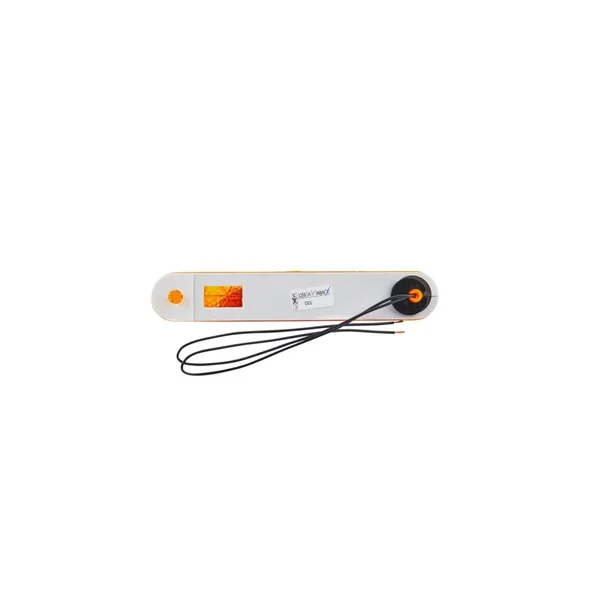 Feu de Gabarit LED Orange 24V à Plaquer avec Câble – Avec Catadioptre