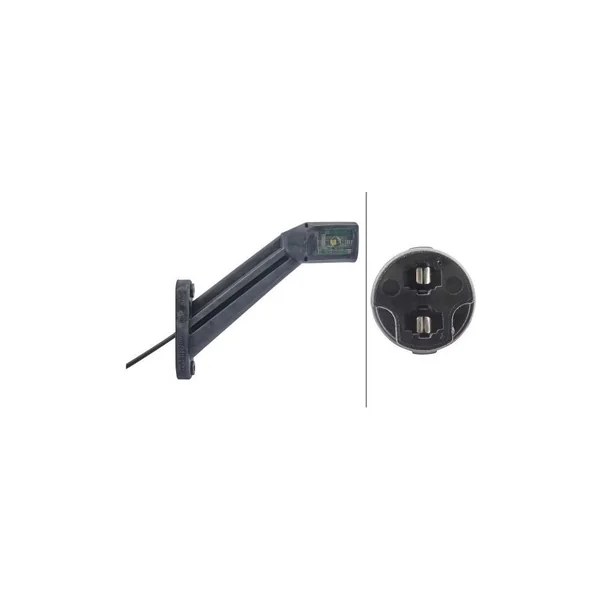 Feu d'encombrement LED Hella Connecteur EasyConn - Gauche - 12/24V