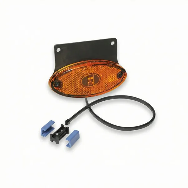Feu latéral orange ASPOCK avec catadioptre pour remorque