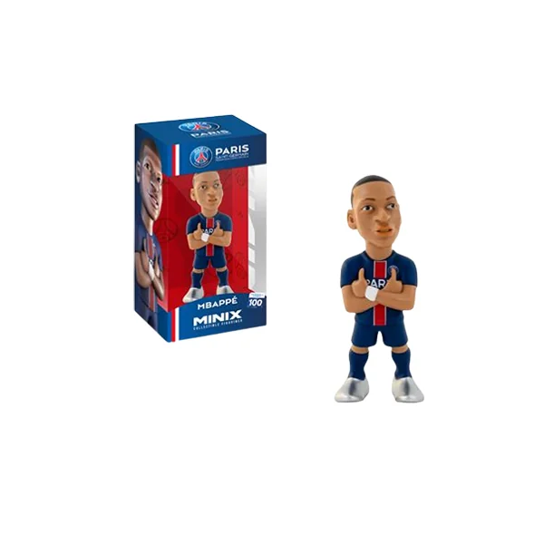 Figurine PSG Kylian Mbappé 12 cm sous licence officielle - MINIX