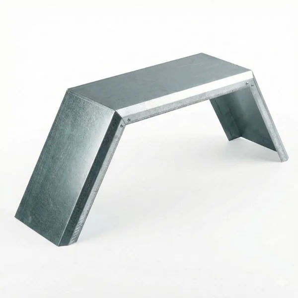 Garde boue acier galvanisé 2 plis 8"