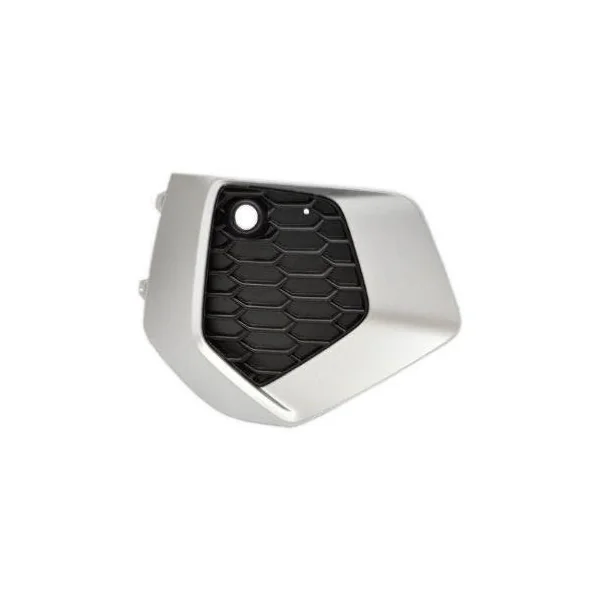 Grille avant droite pour AUDI A3 IV depuis 2020, noire, avec cadre argenté, Neuve