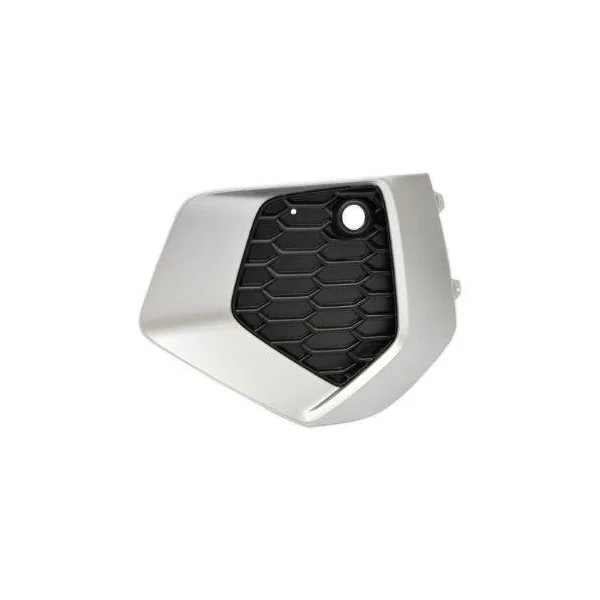 Grille avant gauche pour AUDI A3 IV depuis 2020, noire, avec cadre argenté, Neuve