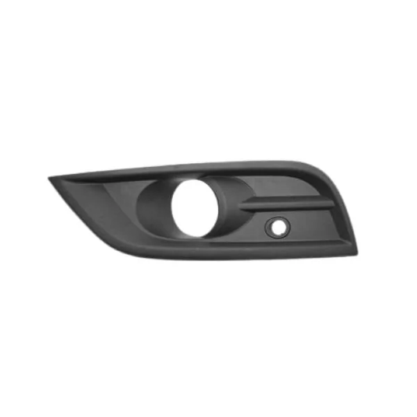 Grille avant gauche pour RENAULT KOLEOS II depuis 2017, noire, avec trou feu antibrouillard, avec radar, Neuve