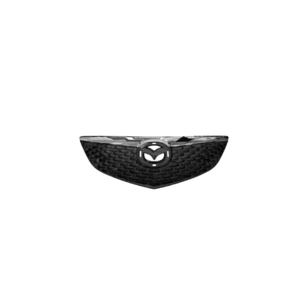 Grille de radiateur pour MAZDA 3 I 2003-2009, moulure chromée, neuve