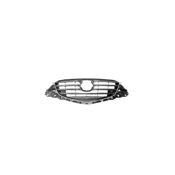 Grille de radiateur pour MAZDA CX-5 I, 2015-2016, grise, moulure chromée, Neuve