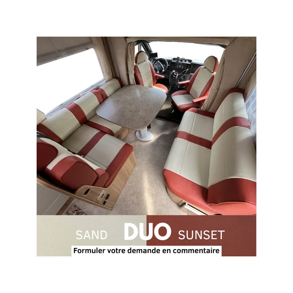 Housse camping-car sur mesure LEATHER TOUCH