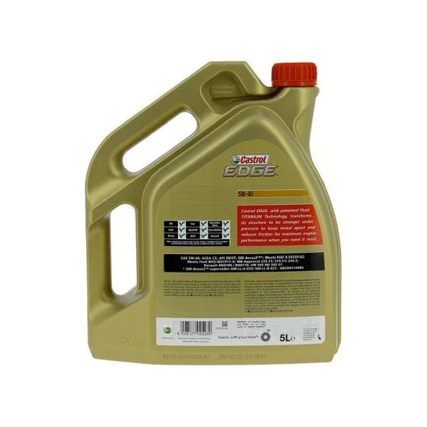 Huile moteur CASTROL Edge 5W40 5L