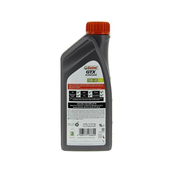 Huile moteur CASTROL Gtx Ultra 10W40 1L
