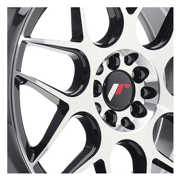 Jante alu JAPAN RACING JR18 NOIR BRILLANT FACE POLIE 8.5x18 pouces 5x40 ET74.1