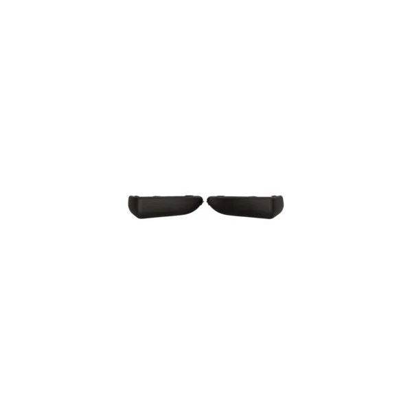 Kit moulures droit et gauche pare chocs arrière pour RENAULT TWINGO II phase 1, 2007-2011, noirs, Neufs