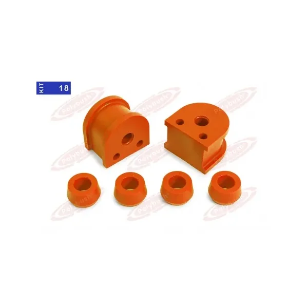 kit silent blocs polyurethane pour barre stab arriere - dynamic - Defender 110 /130