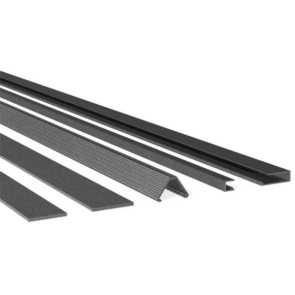 Lamelles composite pour clôture rigide Moreda - kit d'occultation anthracite