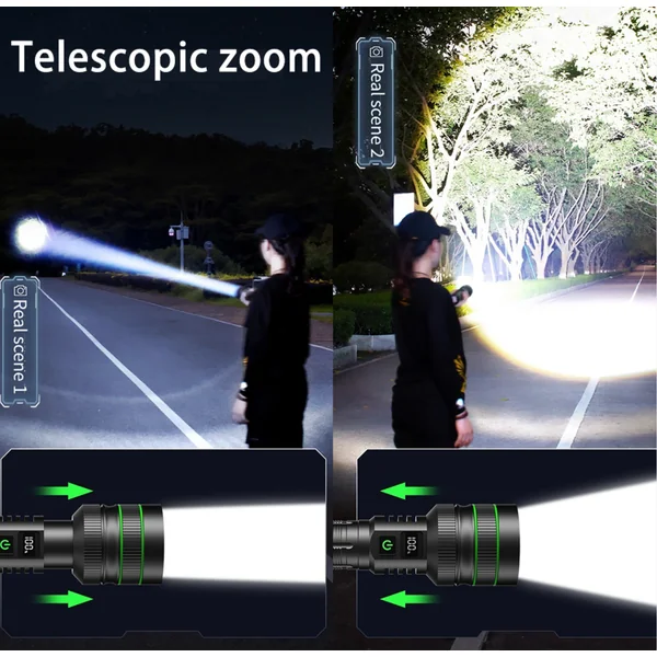 Lampe Torche Voiture Puissante 9000 Lumens PowerBank | -45%