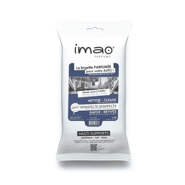 Lingettes parfumées désinfectantes désodorisantes Paris - IMAO