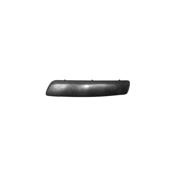 Moulure Baguette arrière gauche pour RENAULT CLIO III phase 1, 2005-2009 noire, pare chocs arrière