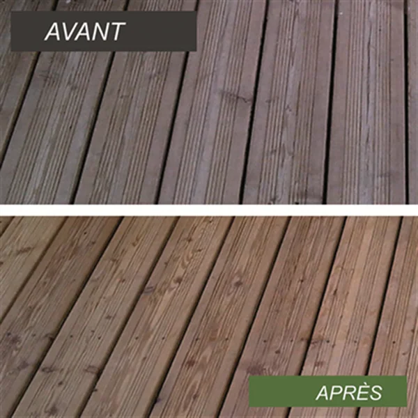 Nettoyant rénovateur pour bois naturel et exotique - Alginet bois - bidon de 5 litres