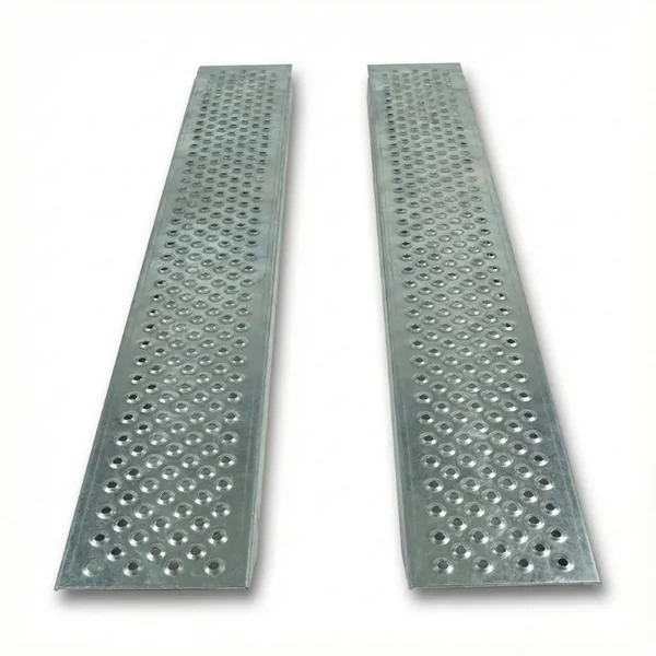 Paire de rampes droites en aluminium 2m