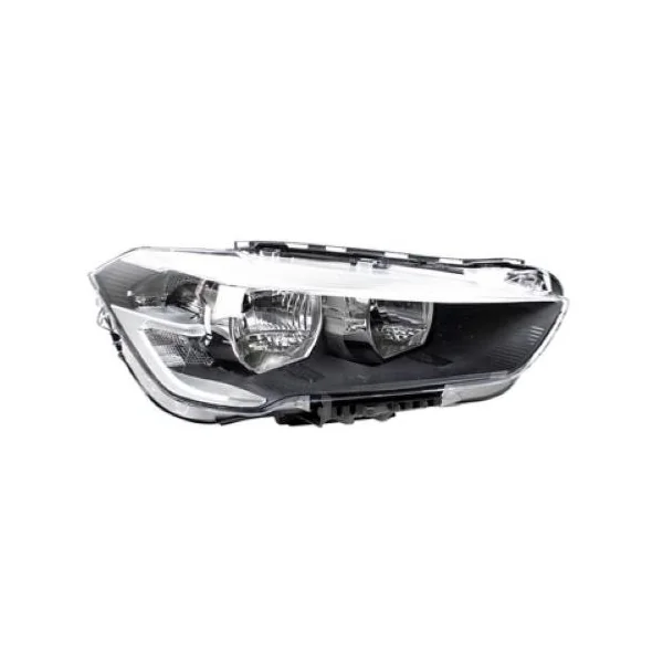 Phare Optique avant droit électrique pour BMW X1 F48 depuis 2015, H7, avec moteur, avec feu de jour à LED, Neuf