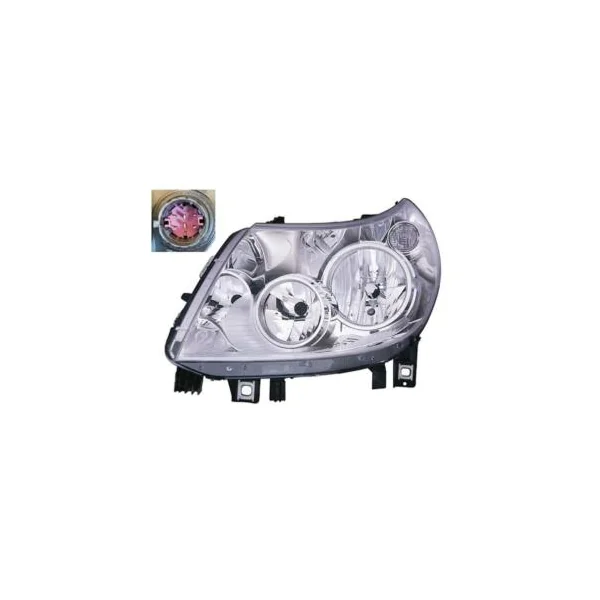 Phare Optique électrique avant gauche pour FIAT DUCATO 3 phase 1, 2011-2014, H7+H15+PY21, avec feu diurne, 8 pins, Neuf