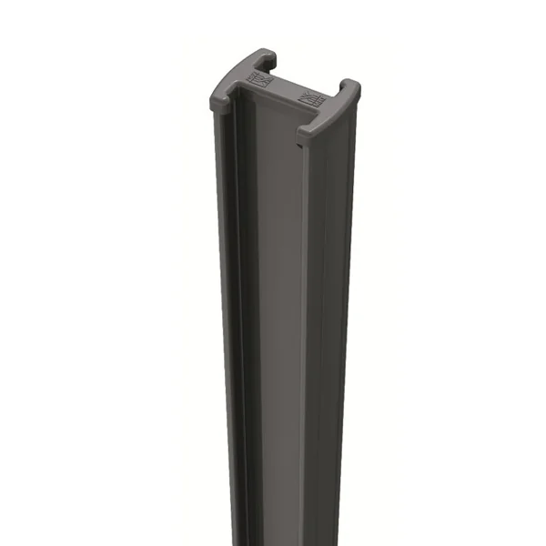 Poteau Easyclip gris RAL7016 - hauteur 2,50 M