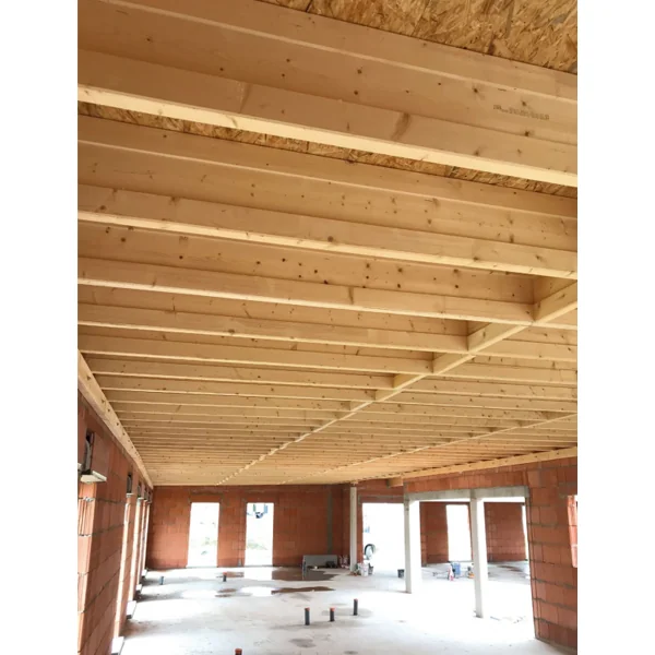 Poutre en I Inopanne avec âme bois massif - Sapin traité classe 2 incolore - 94 x 300 mm - L.6.5 M
