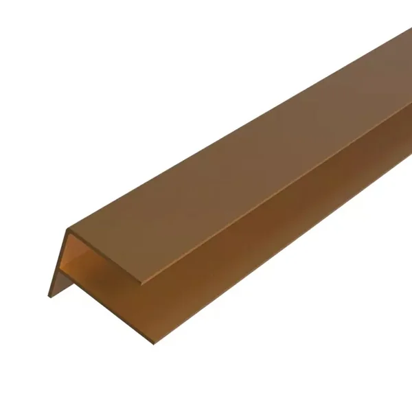 Profil F pour Bardage WEO - long. 3 m - Teak