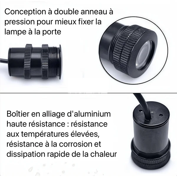 Projecteur LED Portière Voiture Kit 4 Pièces 39€ - 462 Modèles Logo HD Étanche - Lumière Porte Sans Perçage