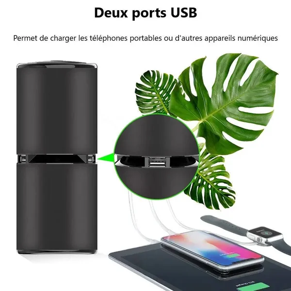 Purificateur d'Air Voiture Ioniseur 10M Ions | -20%