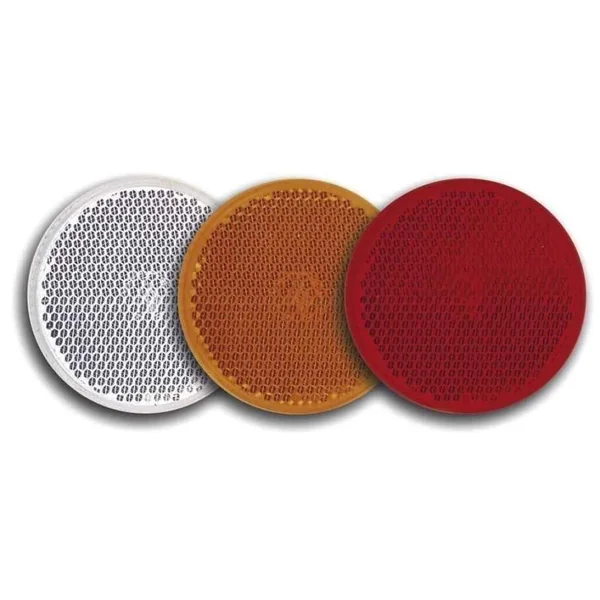 Rond autocollant AJBA rouge pour remorque