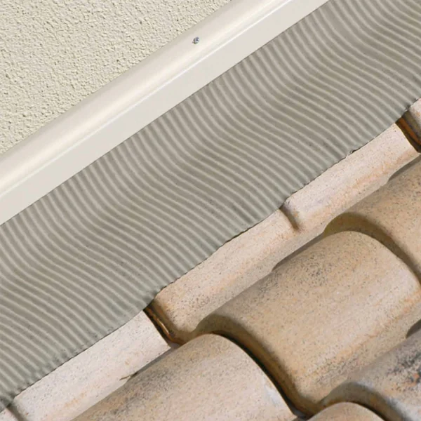 Solin à pli Lahe Top Medium + Réno avec porte solin - Naturel - 200,0 MM x 2,00 M