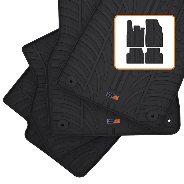 Tapis de sol en caoutchouc Skoda Elroq (2024-)