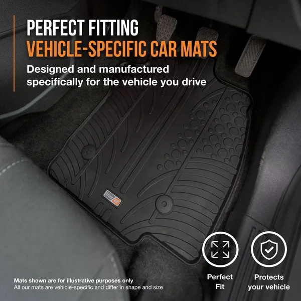 Tapis de voiture en caoutchouc pour SUV Jeep Wrangler (2017-)