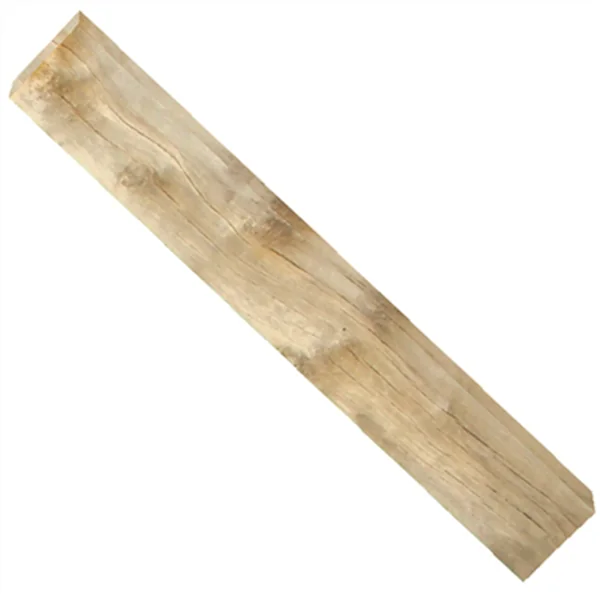 Traverse paysagère chêne brut pour bordures et aménagements extérieurs - 12 x 20 x 260 cm