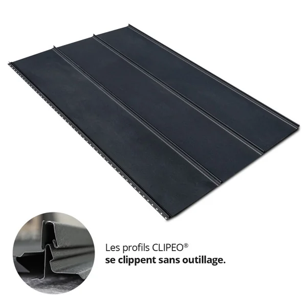 Tôle bac acier Clipeo Bacacier - 450 MMx1050,0 MM - Nerro