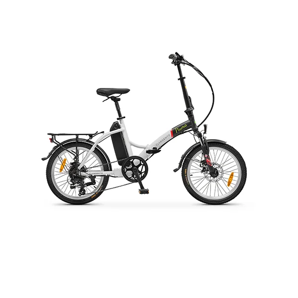 Vélo électrique Pliable 20 pouces Silver Piuma avec moteur Bafang 250w - ARGENTO
