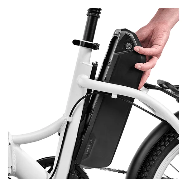 Vélo électrique Pliable 20 pouces Silver Piuma avec moteur Bafang 250w - ARGENTO